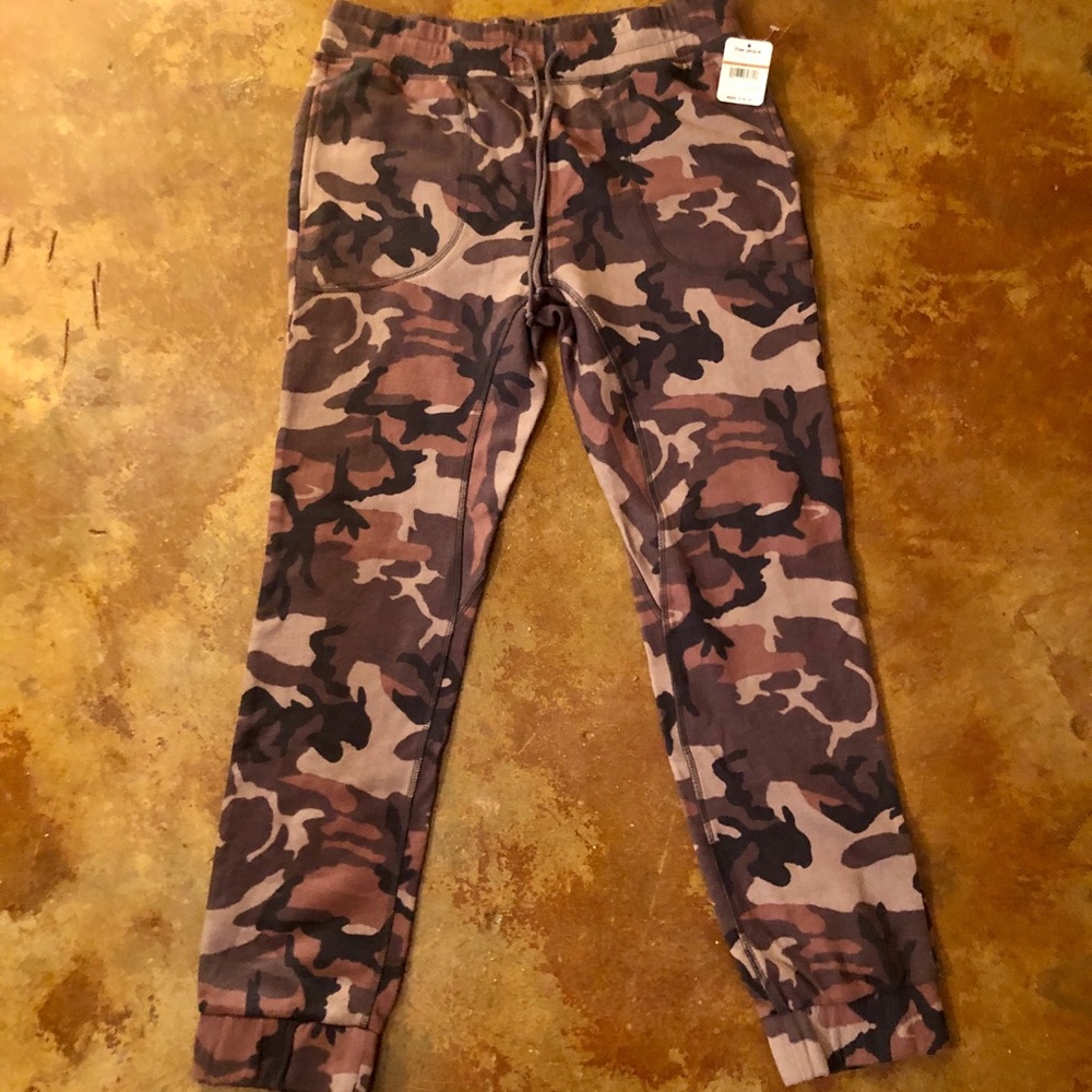 Free People Camo Joggers